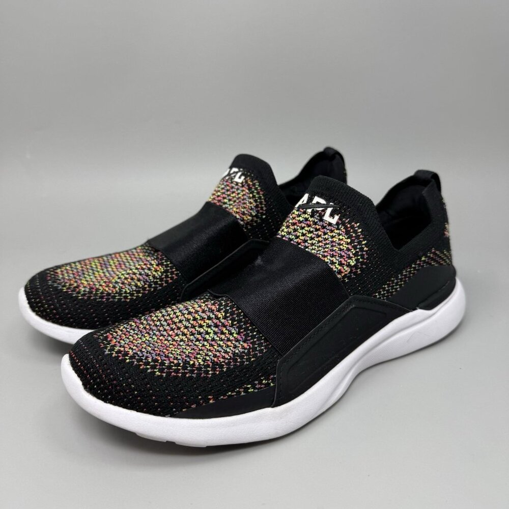 APL Women's techloom bliss black rose gold white size 7 - Picture 3 of 8